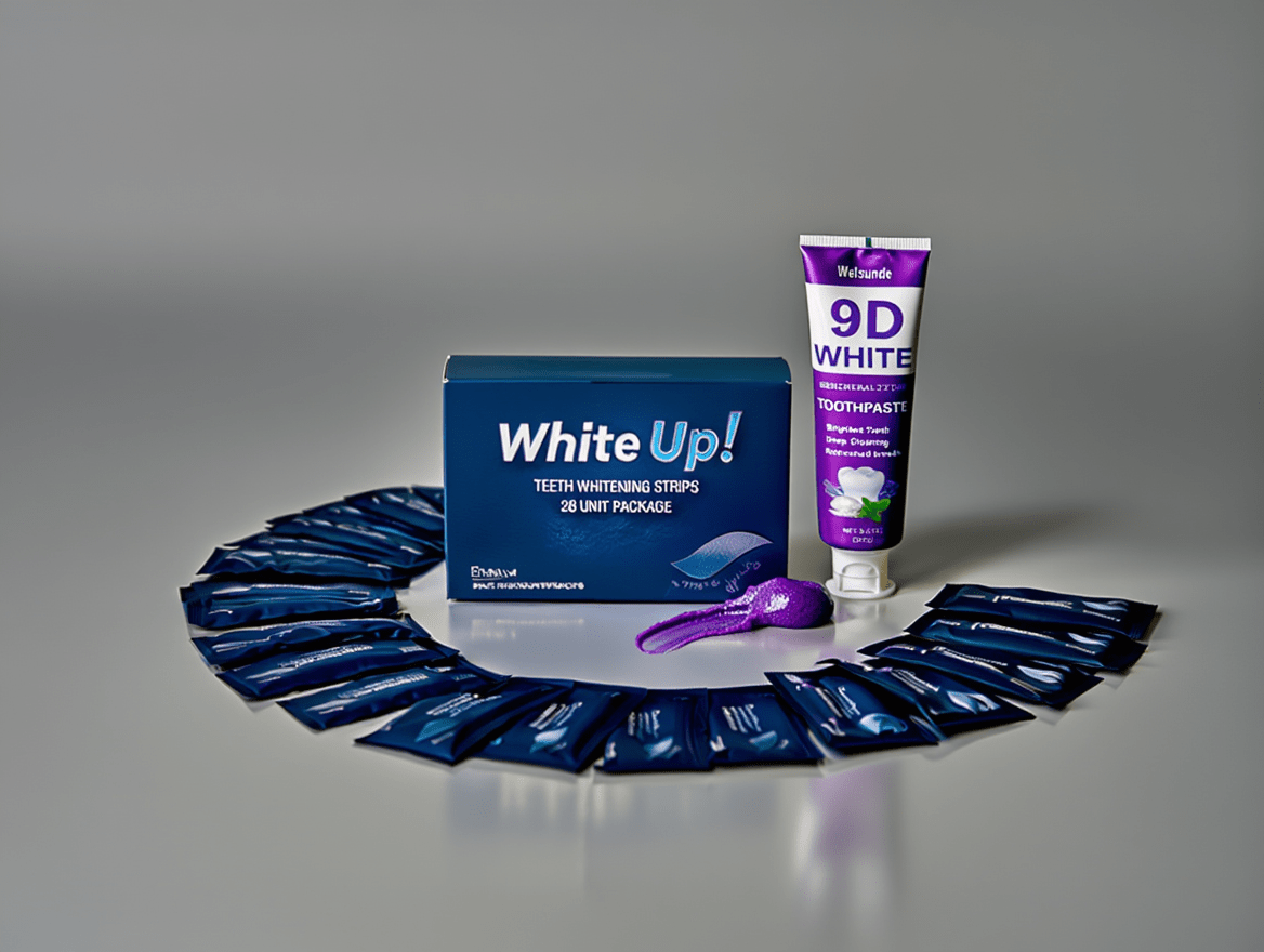 PACK 60% , 56 Tiras (''28 PARES'') + Pasta blanqueadora de dientes - White Up!